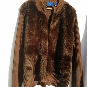 JH Collectibles Zip Up Sweater NWOT